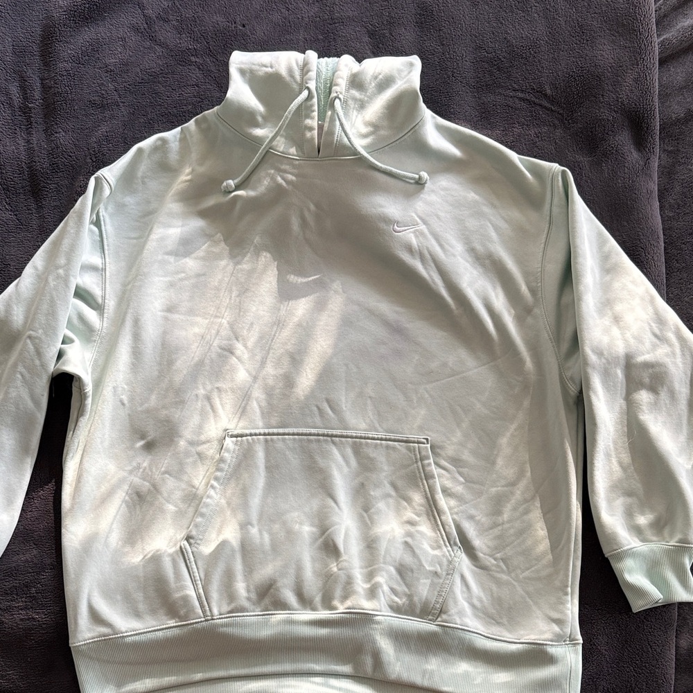 Nike Women’s Hoodie Sweater in Light Green/Blue/Gray